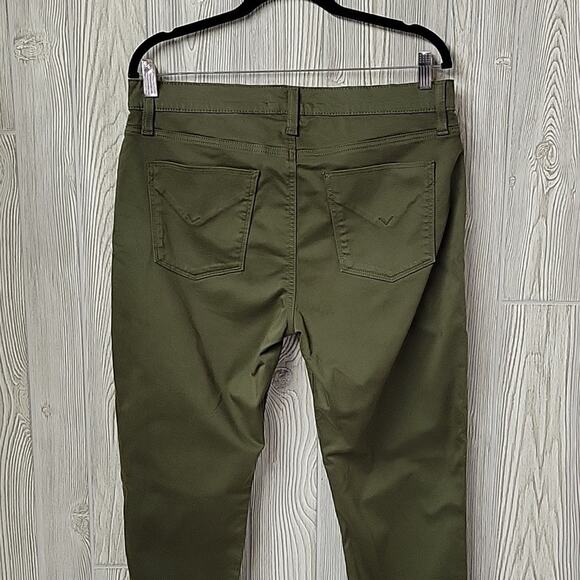 Hudson Nico Super Skinny Jeans Olive Green Womens Size 32 - Picture 6 of 13
